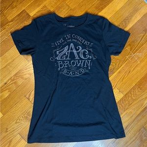 Zac Brown Band Southern Ground 2016 Concert Tour Black Tee Shirt Size Large